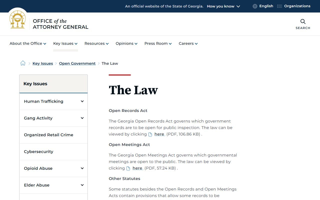 Echols County court records Georgia open government law source