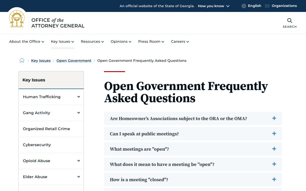 Echols County court records Georgia open government FAQ