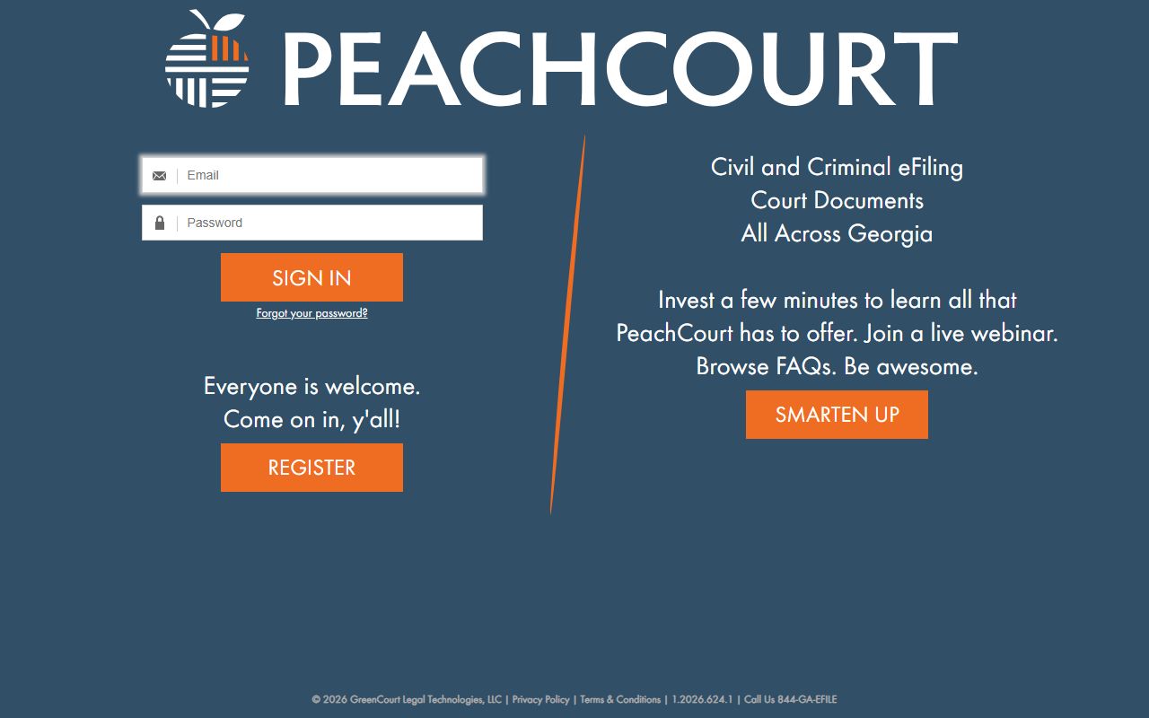 Echols County court records PeachCourt access option