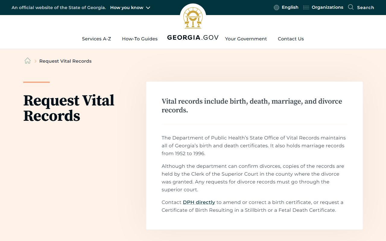 Echols County marriage and divorce records Georgia vital records guide